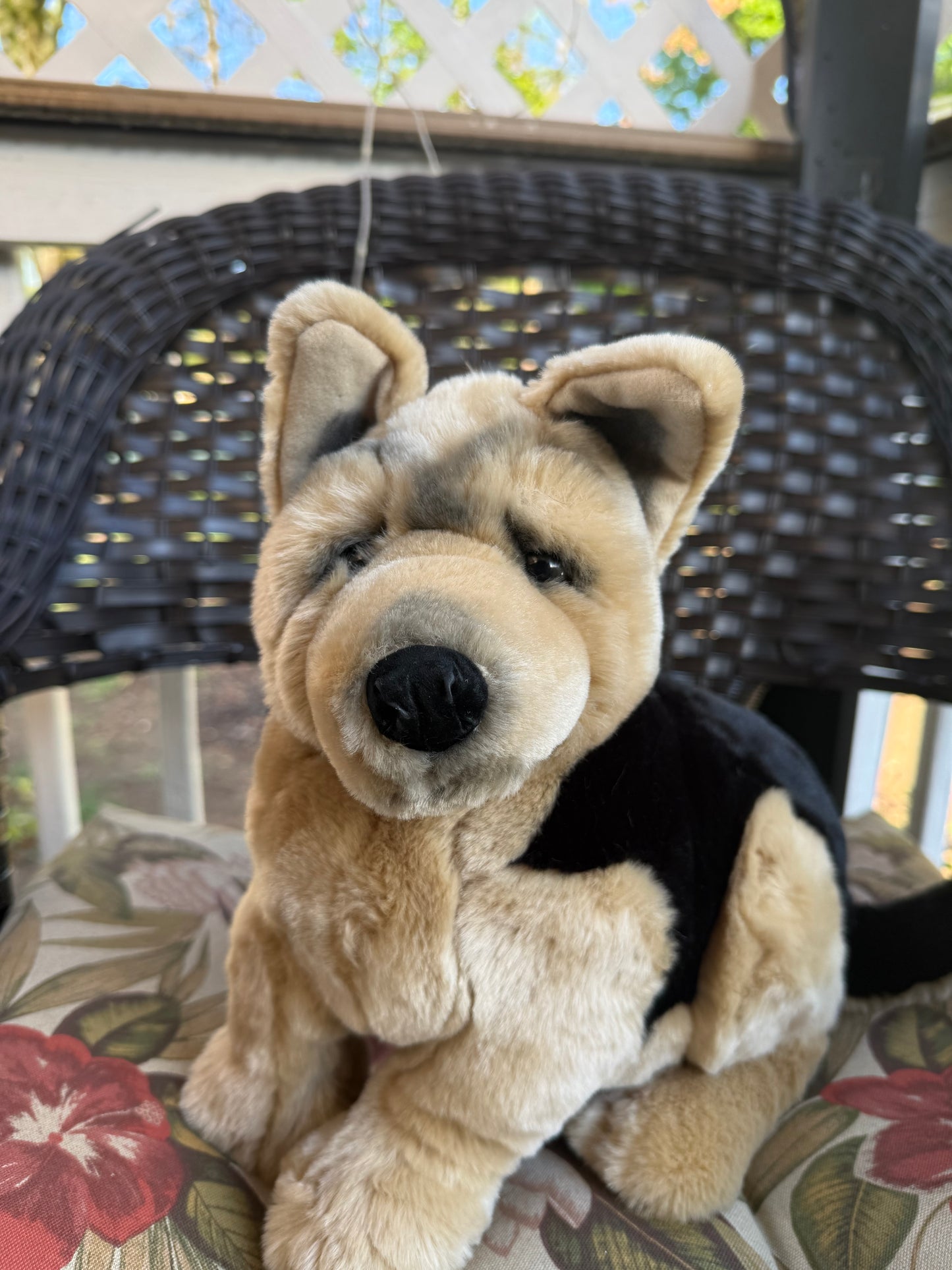 Lou rankin German Shepherddog plush