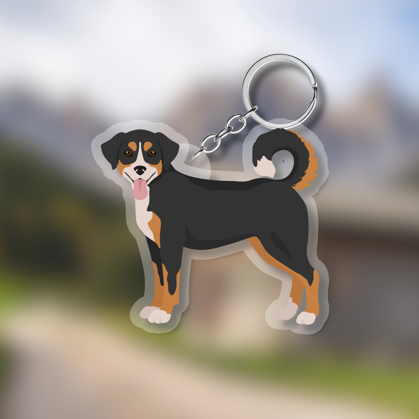 Appenzeller Dog 2.5in Acrylic Keychain