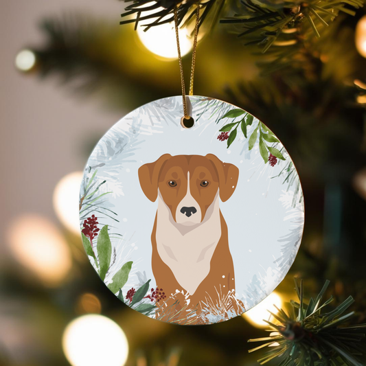 Austrian Pinscher Dog Ceramic Christmas Ornaments