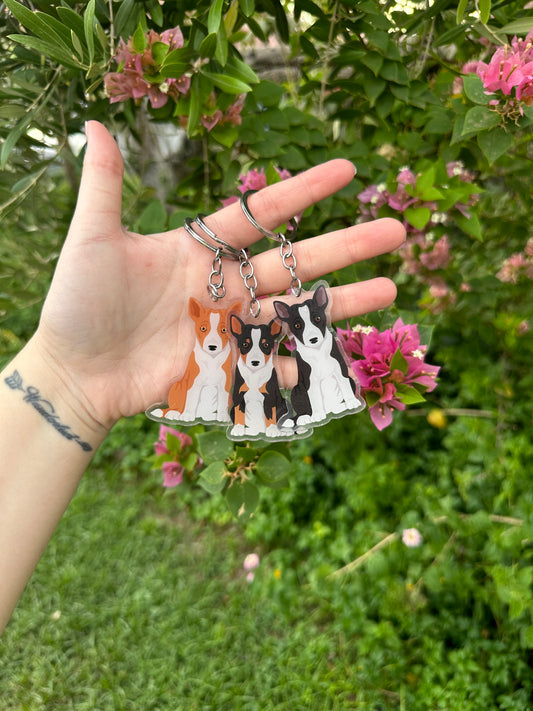 Basenji Dog 2.5in Acrylic Keychain