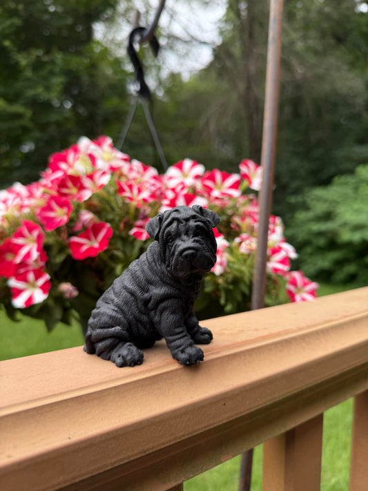 Shar Pei Dog Figurine