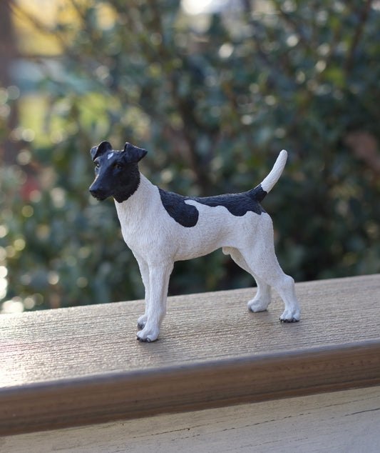 Smooth Fox Terrier Dog Figurine