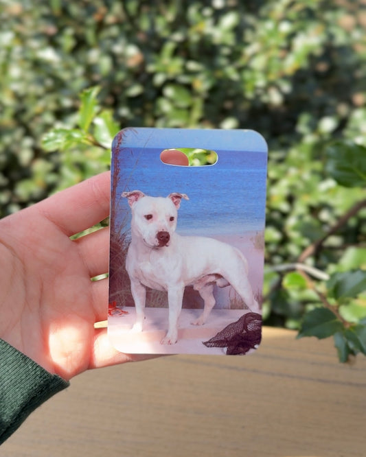Staffordshire Bull Terrier Dog Luggage Tag