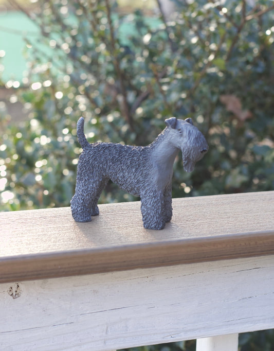Kerry Blue Terrier Dog Figurine