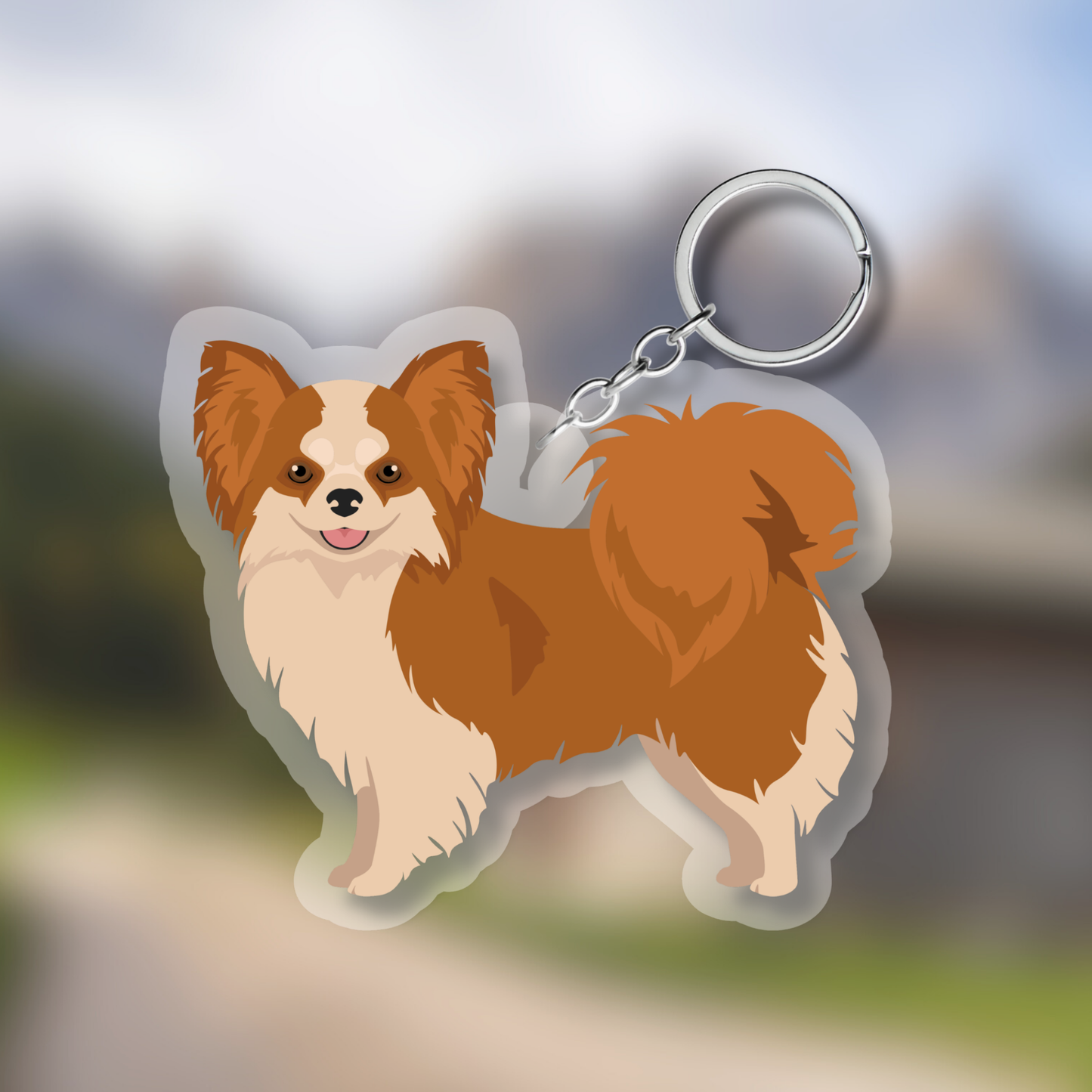 Chihuahua Dog 2.5in Acrylic Keychain