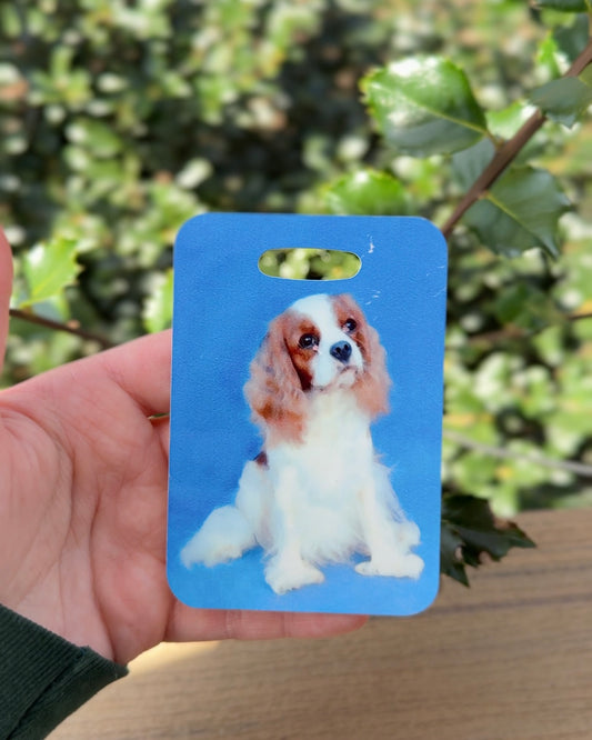 Cavalier King Charles Spaniel Dog Luggage Tag