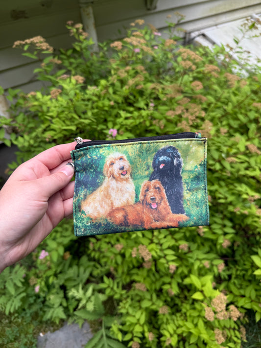 Doodle Dog Coin Purse