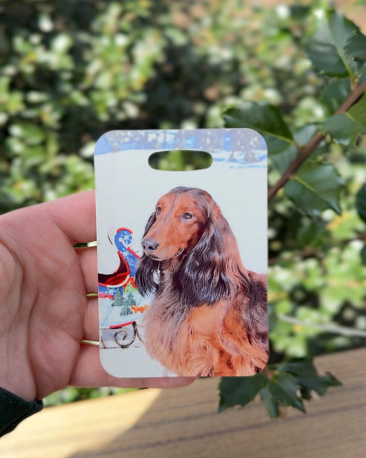 Dachshund Dog Luggage Tag