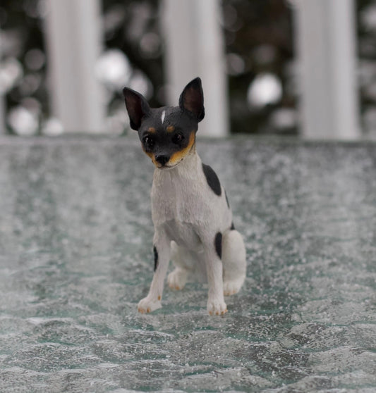 Rat Terrier Dog Figurine