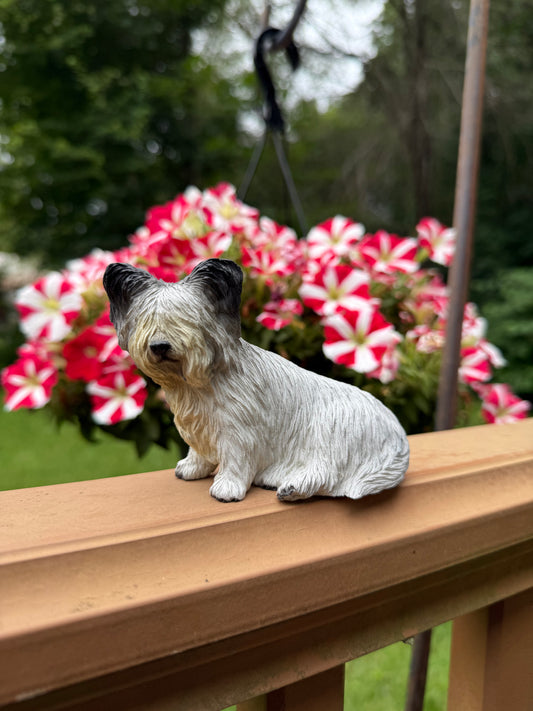 Skye Terrier Dog Figurine
