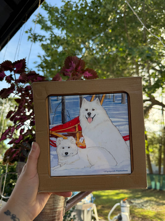 Samoyed Dog Trivet