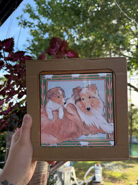 Collie Dog Trivet