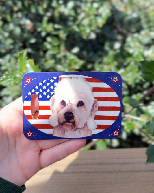 Dandie Dinmont Terrier Dog Luggage Tag