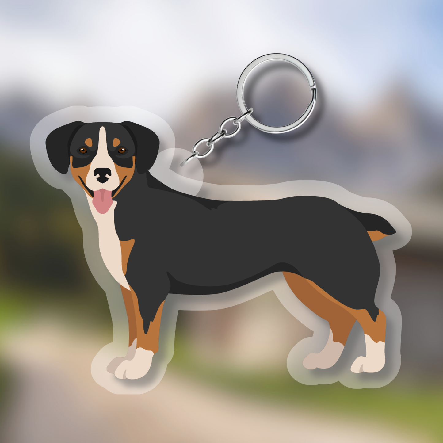 Entlebucher Dog 2.5in Acrylic Keychain