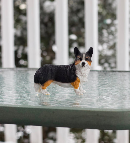 Cardigan Welsh Corgi Dog Figurine