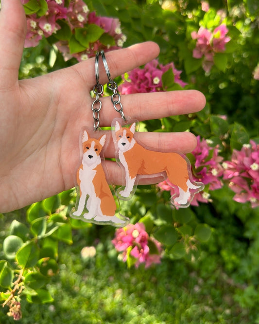 Portuguese Podengo Dog 2.5in Acrylic Keychain