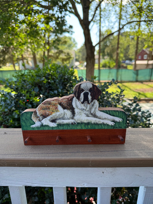 St Bernard Key/ Leash Rack