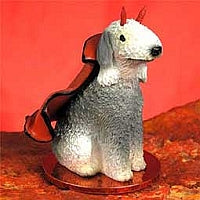 Bedlington Terrier Dog Devil Figurine