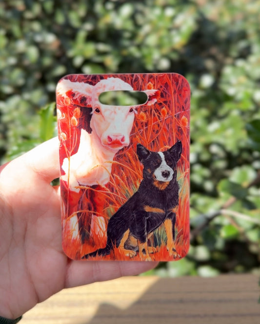 Australian Cattle Dog Luggage Tag