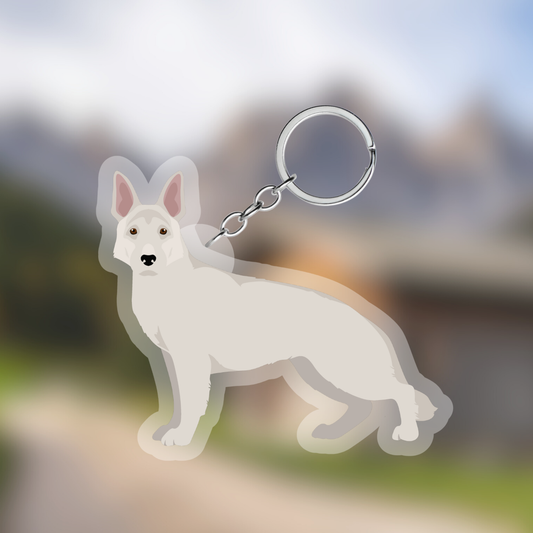 German Shepherd Dog 2.5in Acrylic Keychain