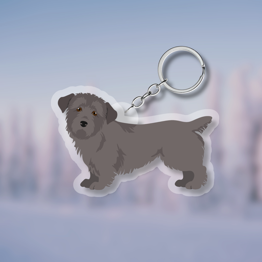 Glen Of Imaal Terrier Dog 2.5in Acrylic Keychain
