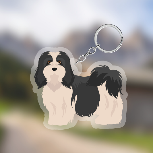 Havanese Dog 2.5in Acrylic Keychain
