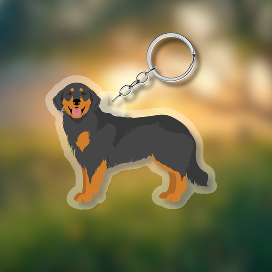 Hovawart Dog 2.5in Acrylic Keychain