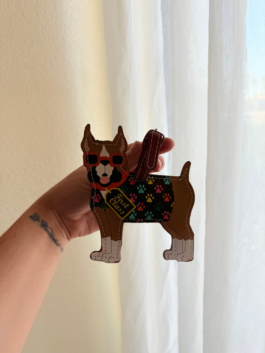 Boxer Dog Luggage Tag