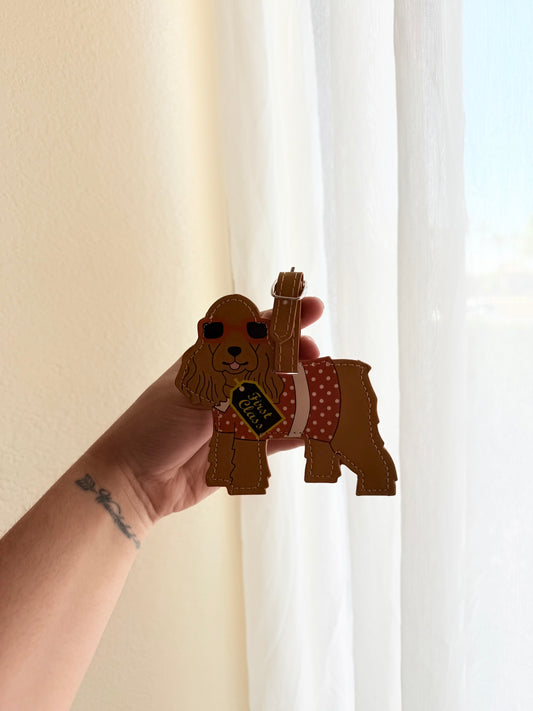 Cocker Spaniel Dog Luggage Tag