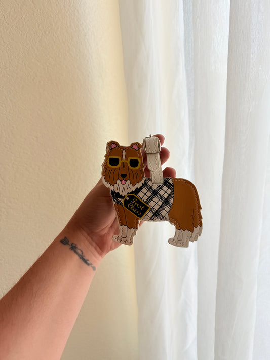 Shetland Sheepdog Dog Luggage Tag
