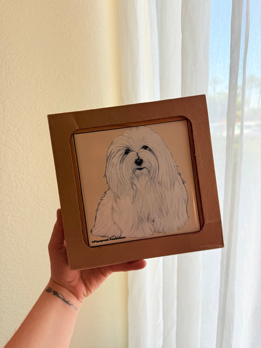 Coton De Tulear Dog Trivet