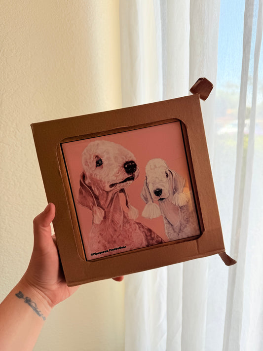 Bedlington Terrier Dog Trivet