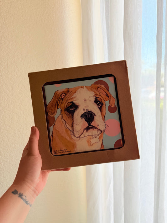 Bulldog Dog Trivet