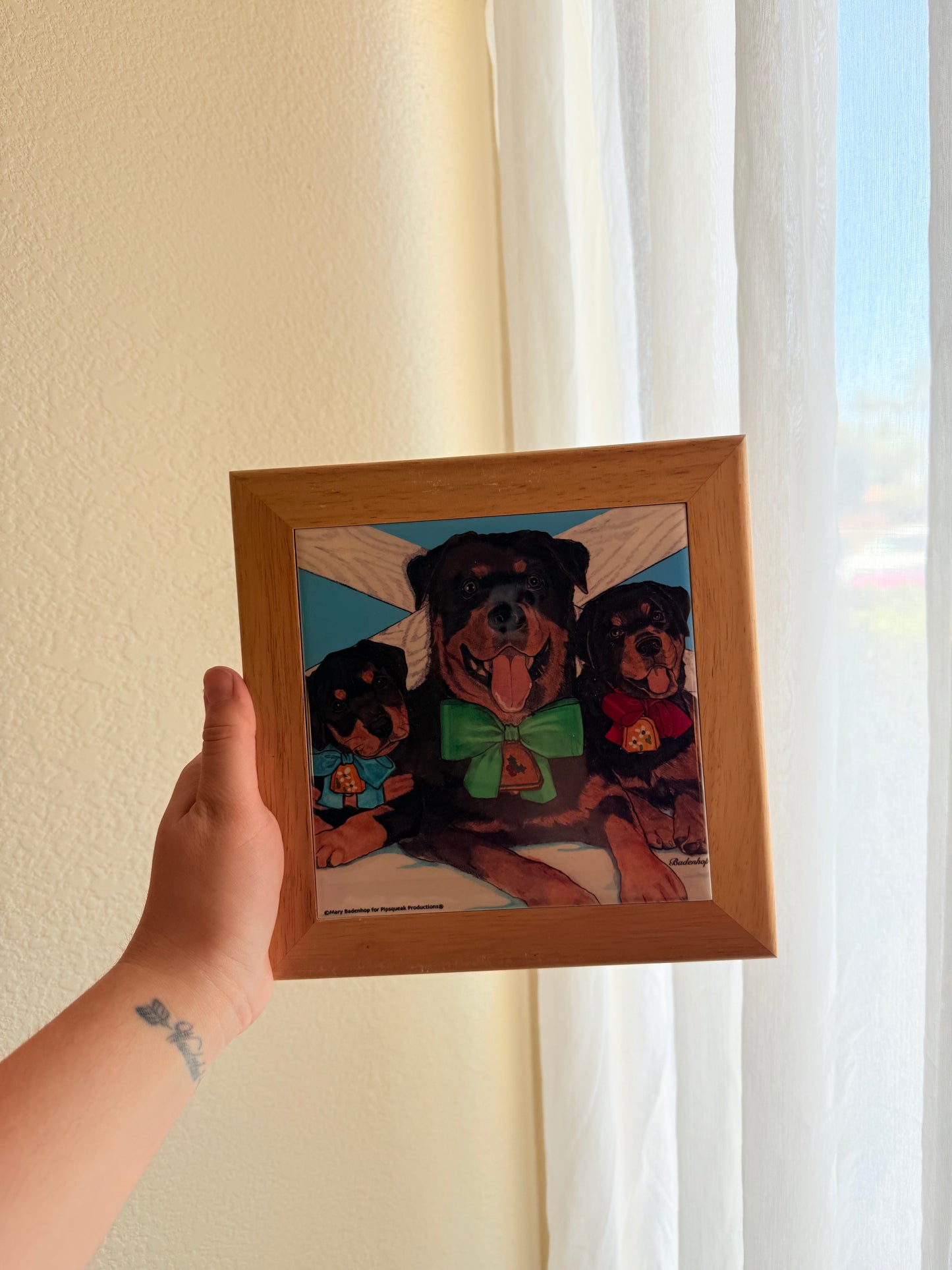 Rottweiler Dog Trivet