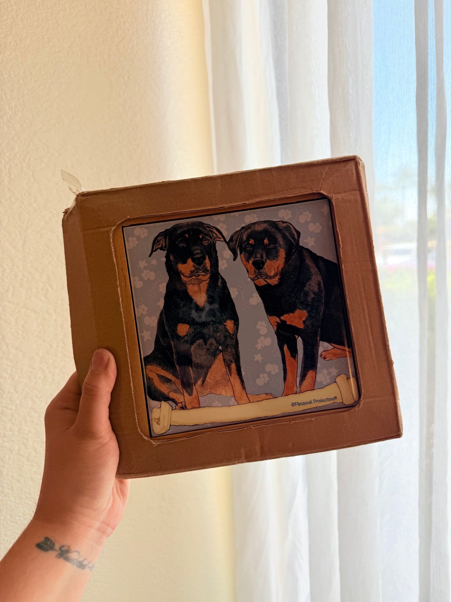 Rottweiler Dog Trivet