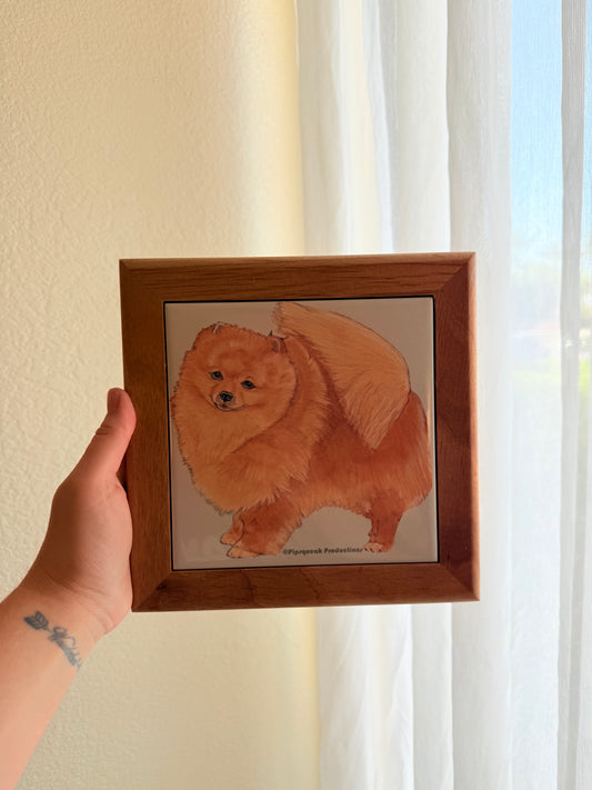 Pomeranian Dog Trivet