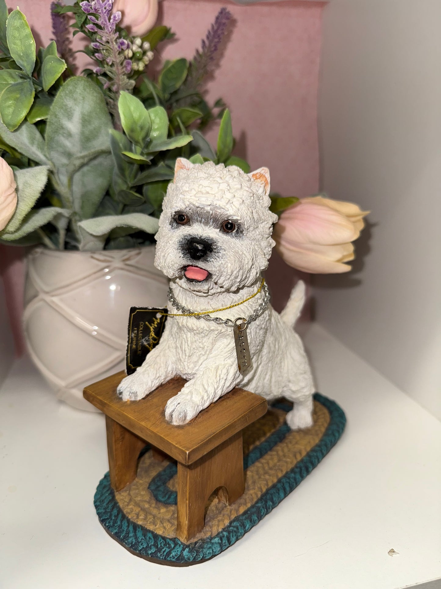 West Highland White Terrier Dog Figurine