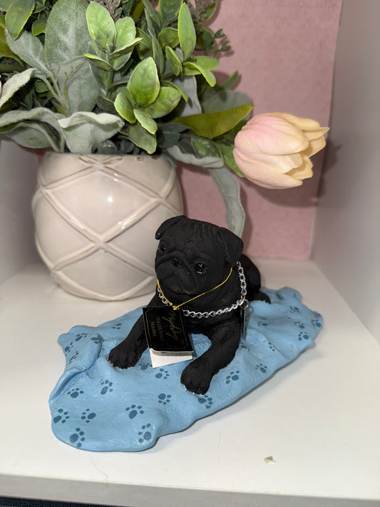 Pug Dog Figurine