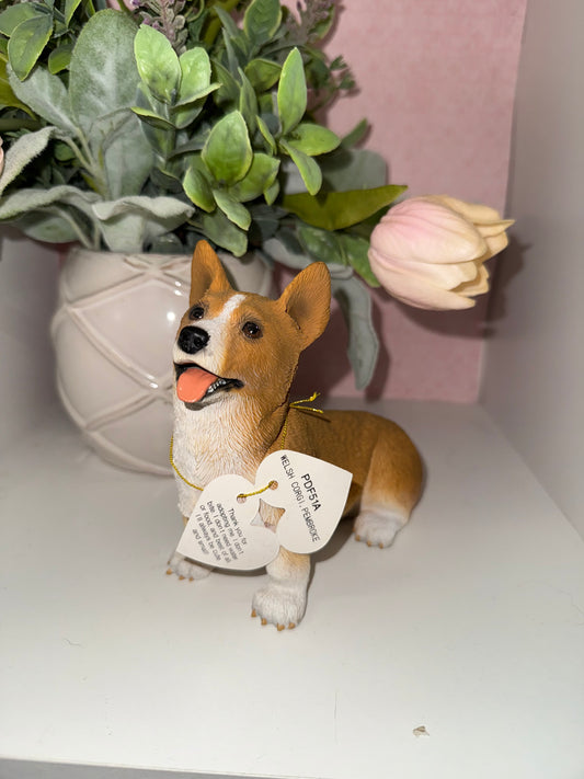 Corgi Dog Figurine