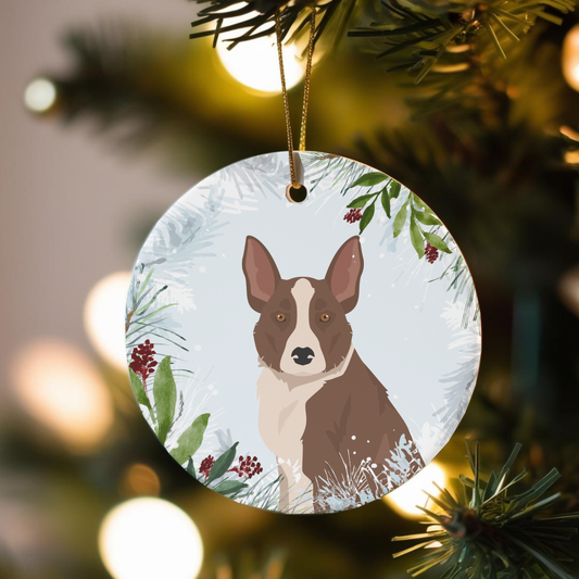 McNab Dog Ceramic Christmas Ornaments