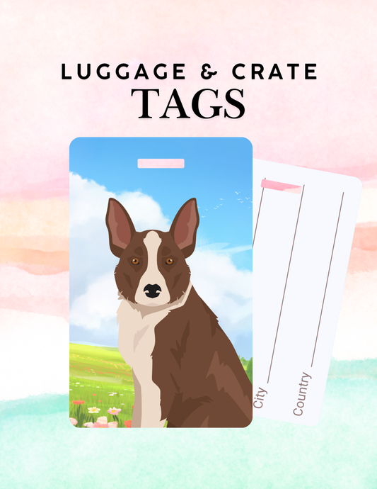 McNab Dog Metal Luggage/ Crate Tag