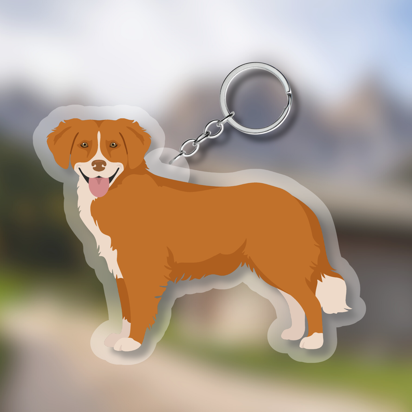 Nova Scotia Duck Tolling Retriever Dog 2.5in Acrylic Keychain