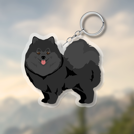 Pomeranian Dog 2.5in Acrylic Keychain (Copy)