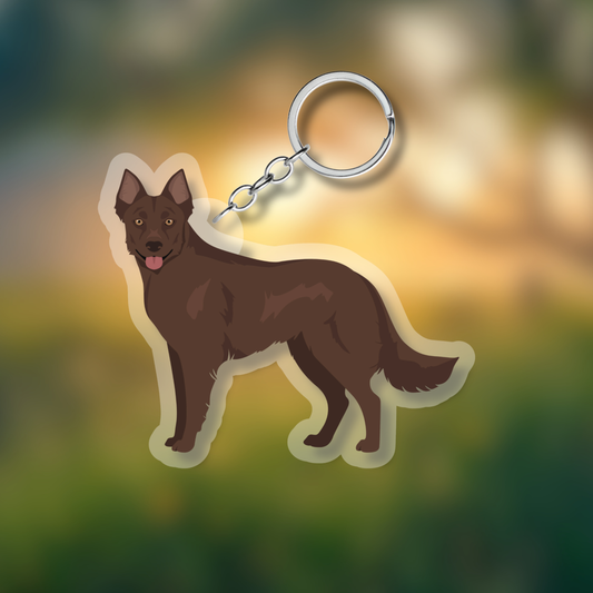 Zerdava Dog 2.5in Acrylic Keychain